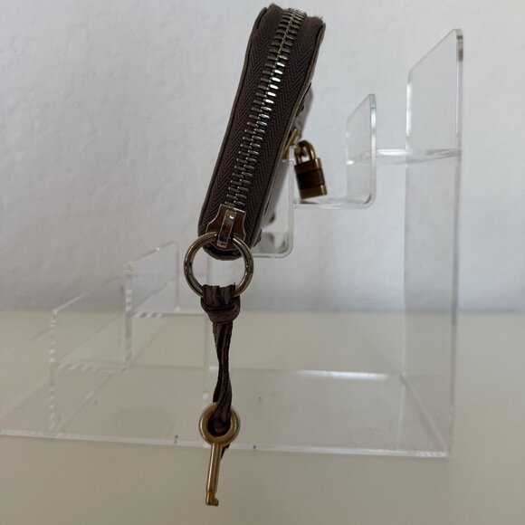 Chloe Brown Leather Long Lock Wallet - Picture 6 of 7